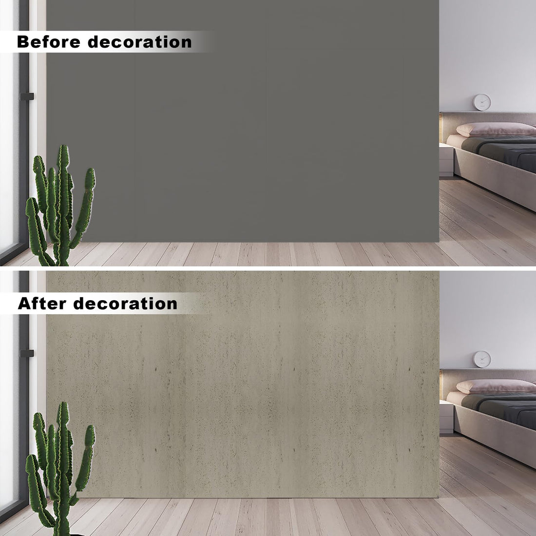 Premium MCM Faux Stone Wall Panels – 4 Pack